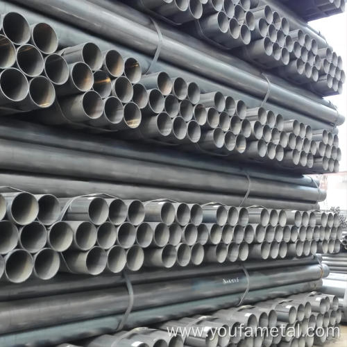 Q235 Q345 ERW Carbon Steel Round Welded Pipes